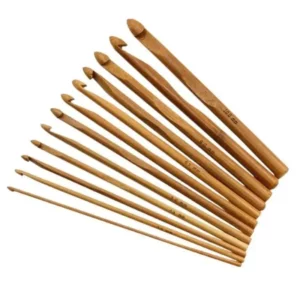 ⚠️ DEMO ⚠️ Wooden Bamboo Crochet - 12 pieces